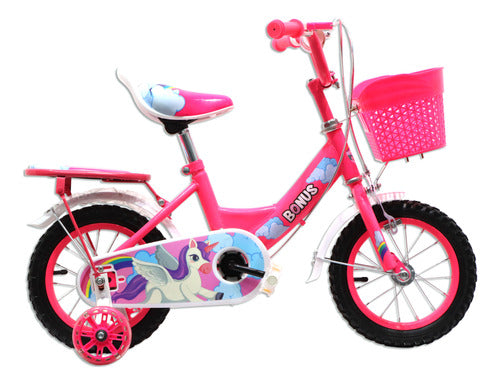 Bonus® Unicorn 12-Inch Bike with Training Wheels 1