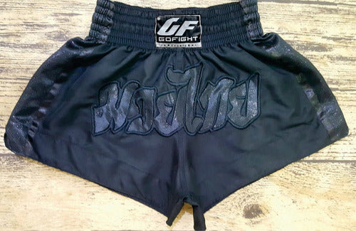 Short Muay Thai Black Mamba Go Fight 1