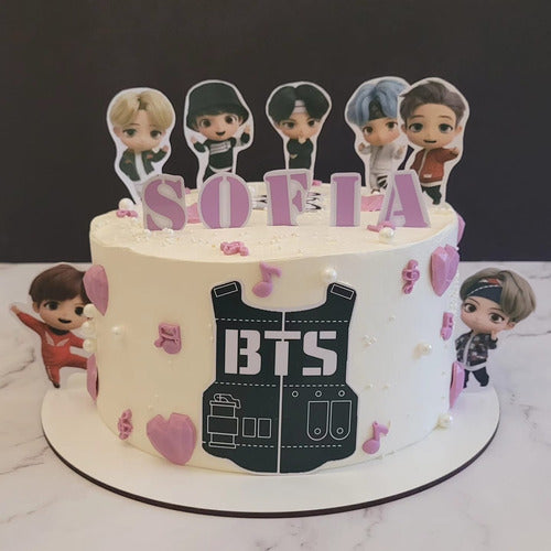 Adorno Torta, Personajes +nombre: Bts, Black Pink, Naruto... 1