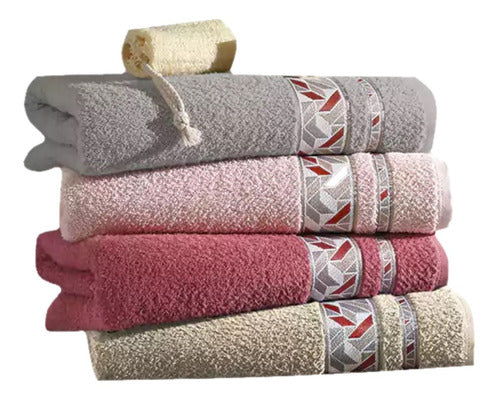 Döhler Jacquard Premium Bath Towel 70 x 140 cm 7176 0