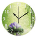 Senya Zen Garden Theme Decoration Purple Lotus Wall Clock 0