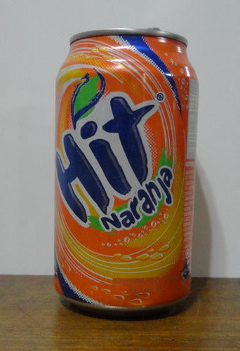 Lata Hit Naranja 355ml Venezuela Vacía 2