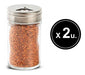 Set of 2 Glass Salt and Pepper Shakers with Stainless Steel Lid - Bar Style by Pettish Online 1