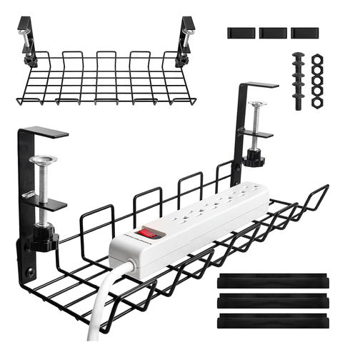 Niceship-gestión De Cables Debajo Del Escritorio - Bandeja D 0