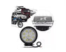 Luxled Lighting 9-Led 12V 24V Off-Road Round 42W Auxiliary Light Red 4