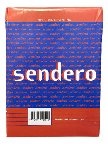 Sendero 120 Block Esquelita A6 80 Sheets Plain 10x15cm 1