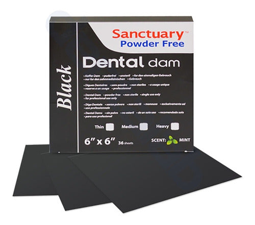 Sanctuary Dental Diagonal Gum Black 6x6 X 36 Units 0