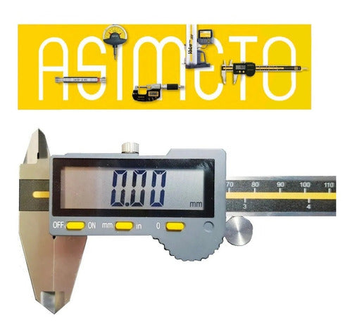 Asimeto Digital Caliper 150 Mm Large Numbers 1