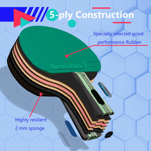 Senston Advanced Speed Ping Pong Paddle Set 1