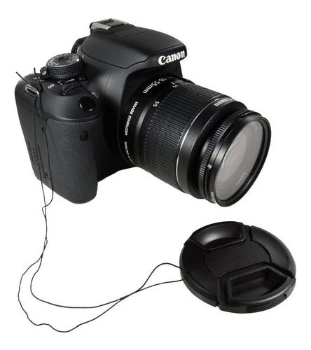 CamDesign 52mm Snap-On Front Lens Cap Black 1