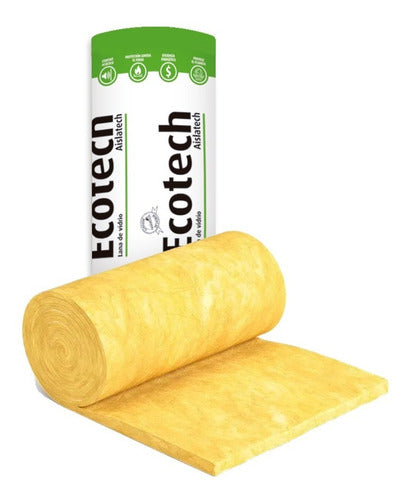 Eco Tech Fiberglass Insulation 50mm 1.20m X 18m Free Shipping 0