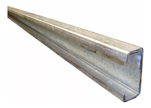 P-GAL Perfil C Galvanizado 80x40x15x1.6 De 12 Mts 0