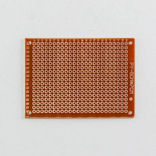 Pack of 4 Perforated Circuit Boards 5 x 7 cm Electronic PE01 by HIGH TEC ELECTRONICA 4