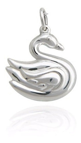 Rommanel Dije De Plata Plaque Cisne Joyas Originales Para Mujer Rommy 0