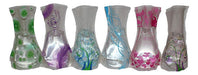 Chic Designs Foldable Vases - 6 Piece Plastic Flower Vase Set 0