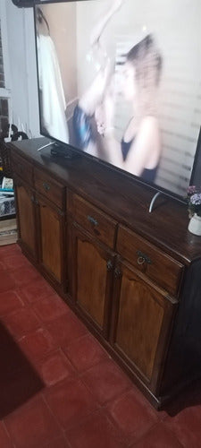 Rack Smarttv Madera Masiza Nuevo 4