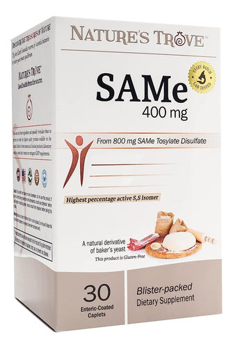 Nature's Trove SAM-e 400mg 30 Capsules 0