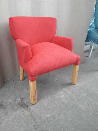 Set of Two Matera Chairs with Armrest + One Small Stool 7