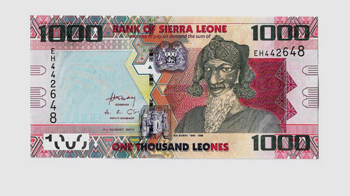 Fk Billete Sierra Leona 1000 Leones 2013 P 30b Sin Circular. 0