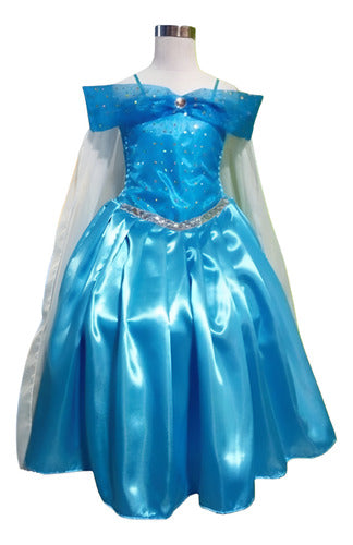 JARA BETINA Costume Cotillon Souvenir Elsa Frozen 1 (High Quality) Girl 0