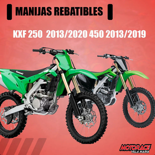 MOTORACE VM Manija Embrague Y Freno Rebatible Kawasaki Kxf 250/450 13/20 2