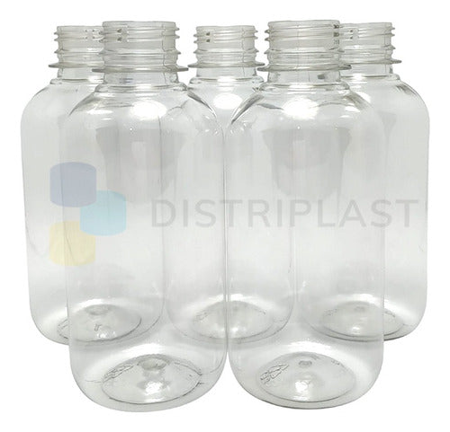 Distriplast Plastic PET Bottle 250ml, Container 250cc Screw Cap X30 Unid 6