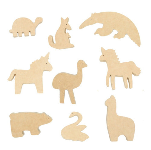 Puntitos Carpintería Combo 20 Animals of Choice - MDF Crafting Fun 1