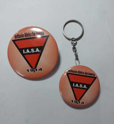 Iasa Sudamèrica, Llavero Destapador + Pin. Todos Los Equipos 1