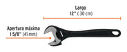 Truper Adjustable Wrench 30 Cm Professional 15503 2