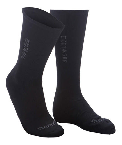 Montagne Thermal Socks Mtg 006 Unisex Ski High Cuff 1