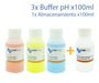 Medidores Ph Kit De Buffer P/ Calibración + Almacenamiento 0