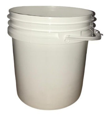 Shopdyf 10 Liters White Plastic Bucket with Lid for Dulce De Leche 3