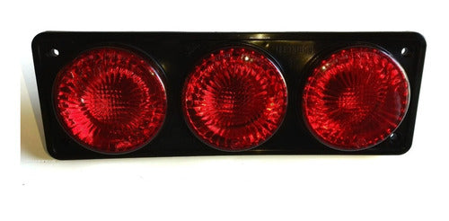 RR RUBINETTI Triple Red Rear Light for Trailers and Trucks - Position/Brake 2