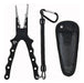 Piscifun Aluminum Fishing Pliers Black 7.1" 0