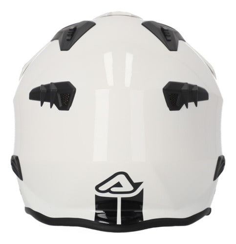 Acerbis Casco Moto Abierto Jet Aria Blanco - Cafe Race 3