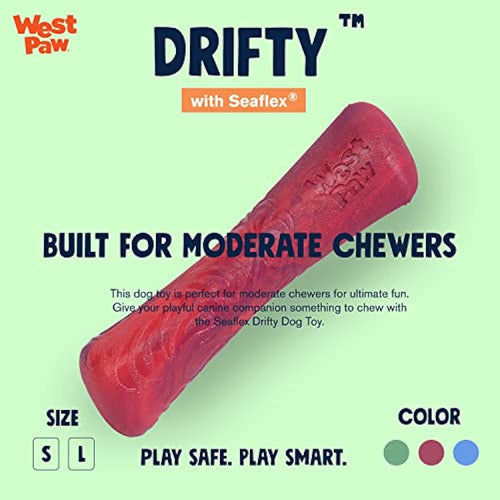 West Paw Seaflex Drifty Dog Toy - Eco-Friendly Toys for Dogs 1