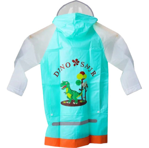 Piloto Impermeable Niños Dinosaurio Lluvia 0