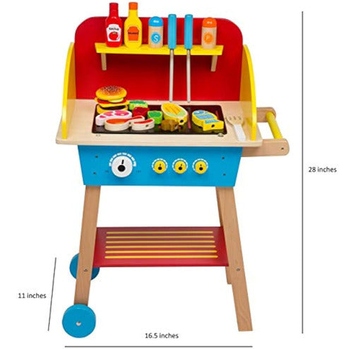 Cook 'n Grill - Wood Barbecue Playset 1