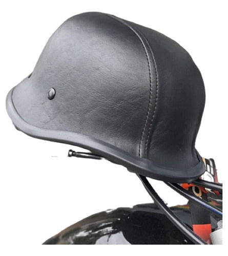 Custom German Style Chopper Motorcycle Helmet 0
