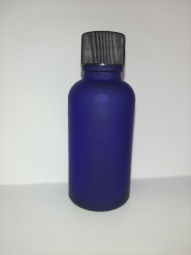 Frasco Vidrio Azul Esmerilado 30ml Válvula Antiderrame X10 1