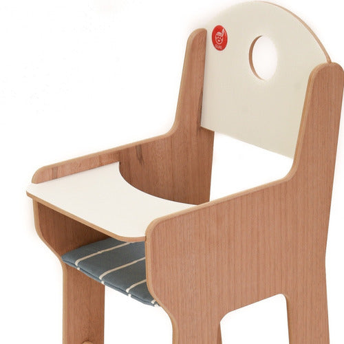 Silla Sillita Para Comer Juguete Infantil Madera Guri 1