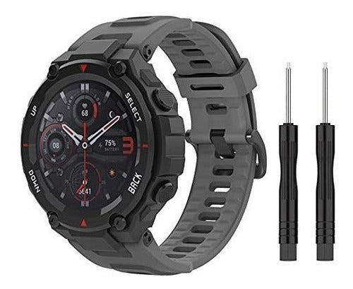 Malla Deportiva Para Huami Amazfit T-rex/t-rex Pro Darkgray 0