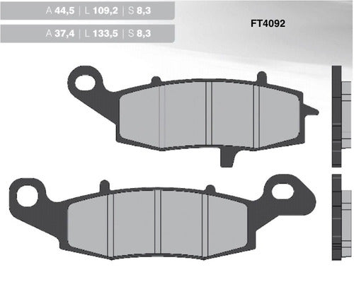 Brenta Front Brake Pads for Suzuki V-Strom 650/1000 4