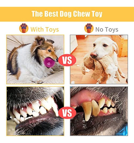 Zeaxuie Heavy Duty Dog Chew Toys Para Masticadores Agresivos 1