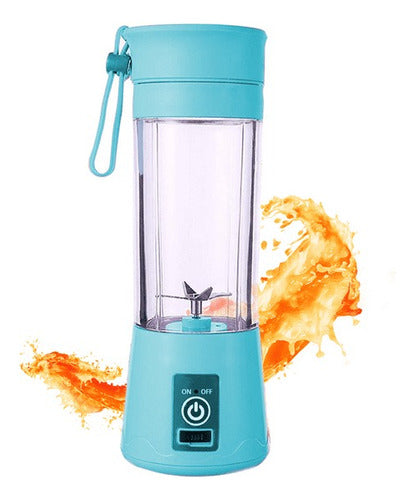 Portable Juicer Mini Blender Thermos - Rechargeable X3 Units 0