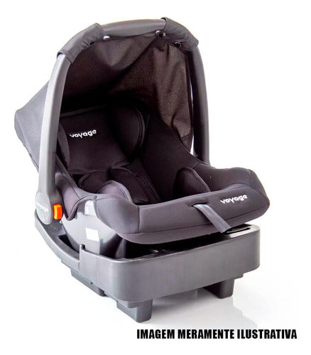 Base Beta Voyage De 0 Meses A 13kg - Bebê Conforto Preto 5