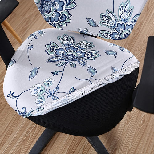 Jinzio Computer Office Chair Cover - Split Protective & Stretchable Cloth Polyester Universal Desk T 1