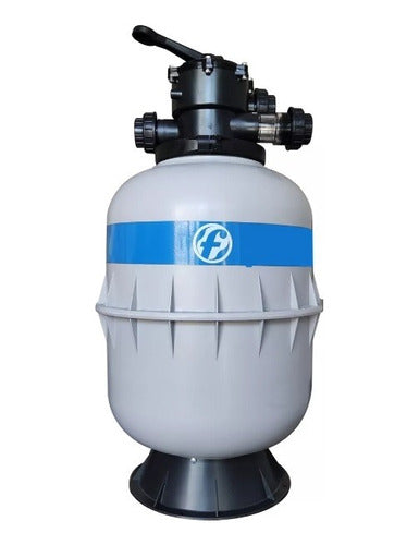 Fluvial Titanium Pool Filter 60,000 Liters with 6-Way Valve 0