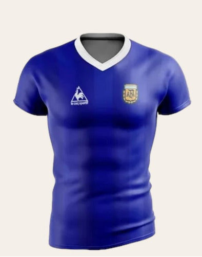 Argentina 86 T-Shirt Replica - Classic Male Design - Blue and White Colors - UV Protection - Antibacterial - Quick Dry - Comfortable 0