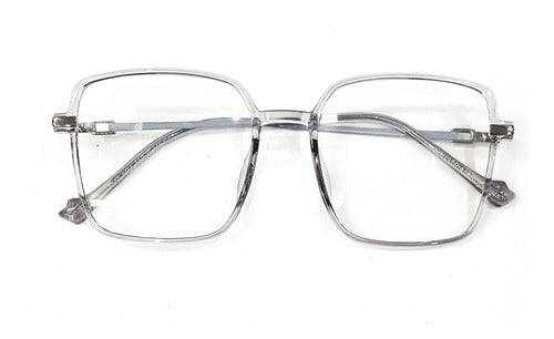 Noia Translucent Square Fashion Eyeglasses Frames 1